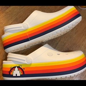 Rainbow Disney Retro Crocs W9-M7